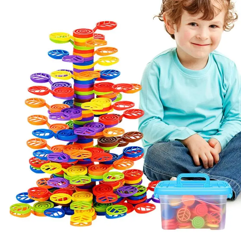 

Building Blocks Stacking Toys Stacking Learning Playset Balance Building Blocks Puzzle Fun Educational Activities Balancing Game