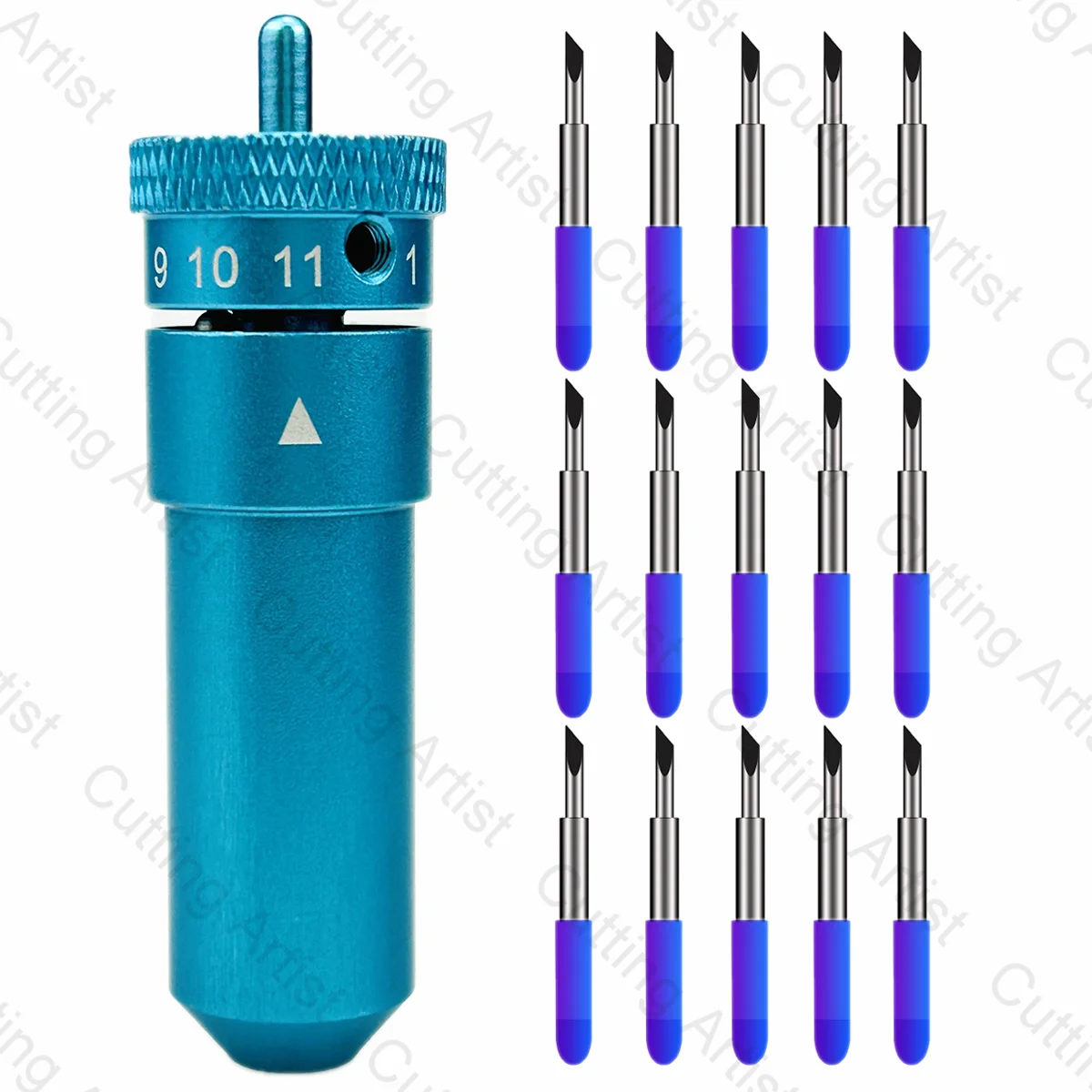 Lama E Supporto Per Auto A Taglio Profondo 60 ° Per Silhouette Cameo 3 2 1Portrait 2 Custodia Per Curio Resistente All'Usura