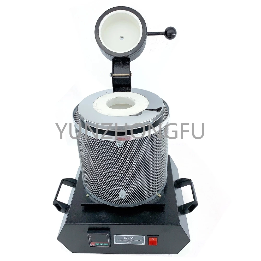 

Мини плавильная печь 1-3 кг, электрическая Золотая латунная алюминиевая печь