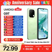 UMIDIGI G9T Android 14 Smartphone UNISOC T606 4GB 128GB 6.75” Water Drop HD+ Display 13MP Camera 5000mAh Battery 2SIM Cellphone 1