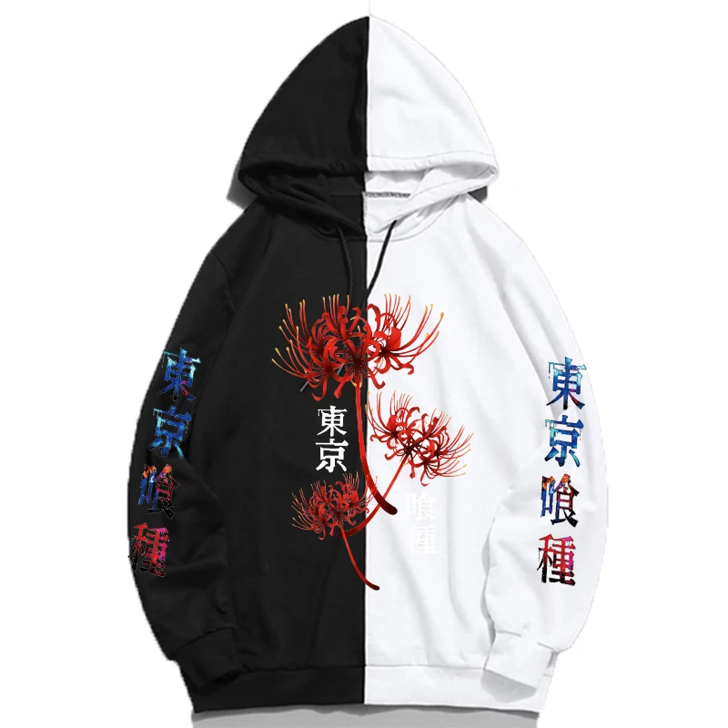 Pullover Felpa Ken Kaneki Manga Tokyo Ghoul Anime Hoodie Pullovers