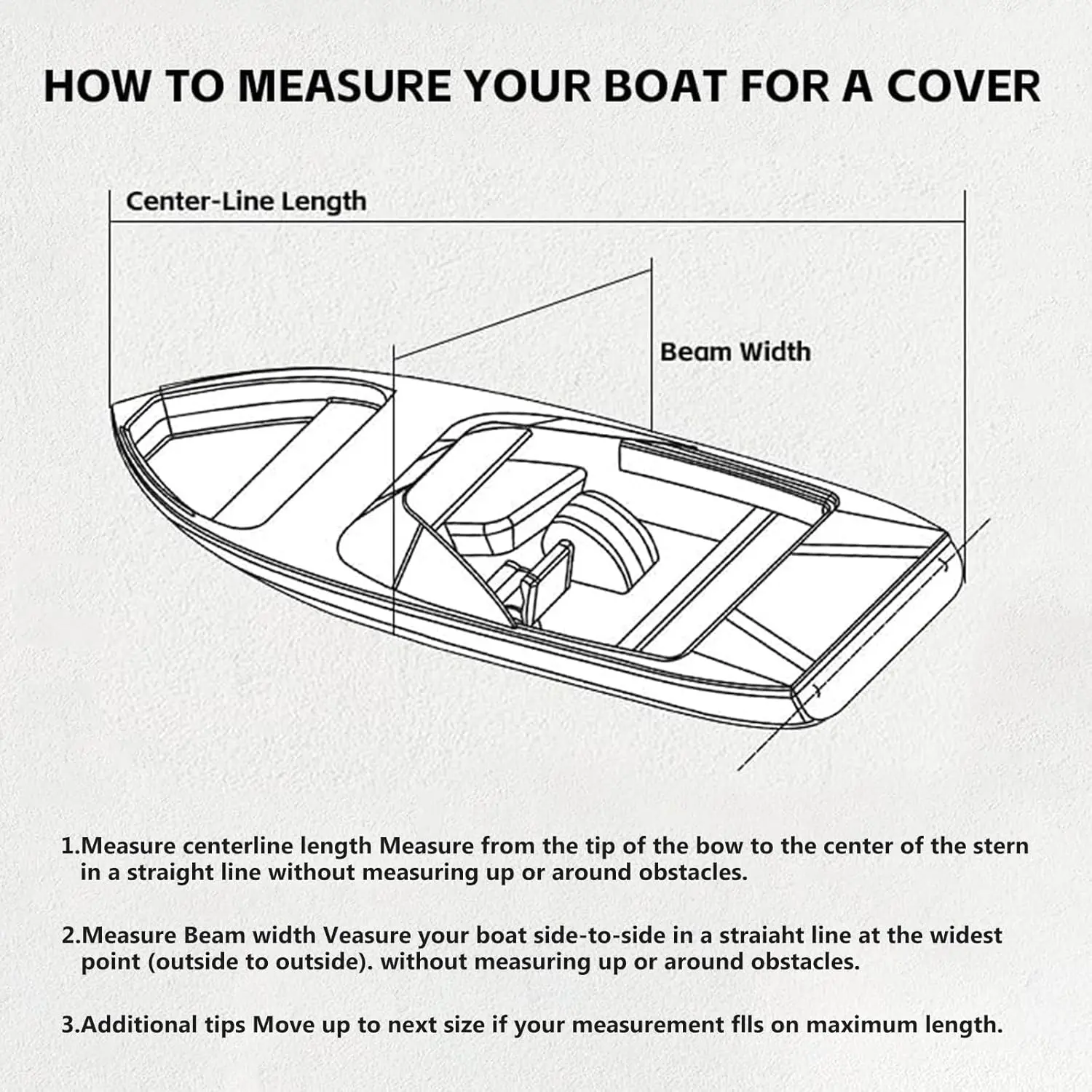 24-26ft, Waterproof 900D Heavy Duty Boat Cover, Marine Grade Polyester Boat Covers 24-26ft, Fits 24-26ft Bass