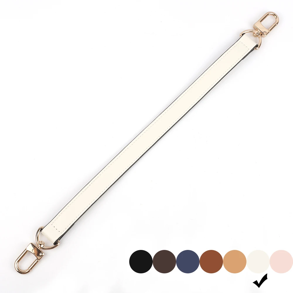 PH PandaHall 45.7cm Tracolla Corta per Borse Cinghia per Borsa in Pelle Autentica, Manici di Ricambio per Borsa per Donna Fai Da Te Borse, Colore Caffè