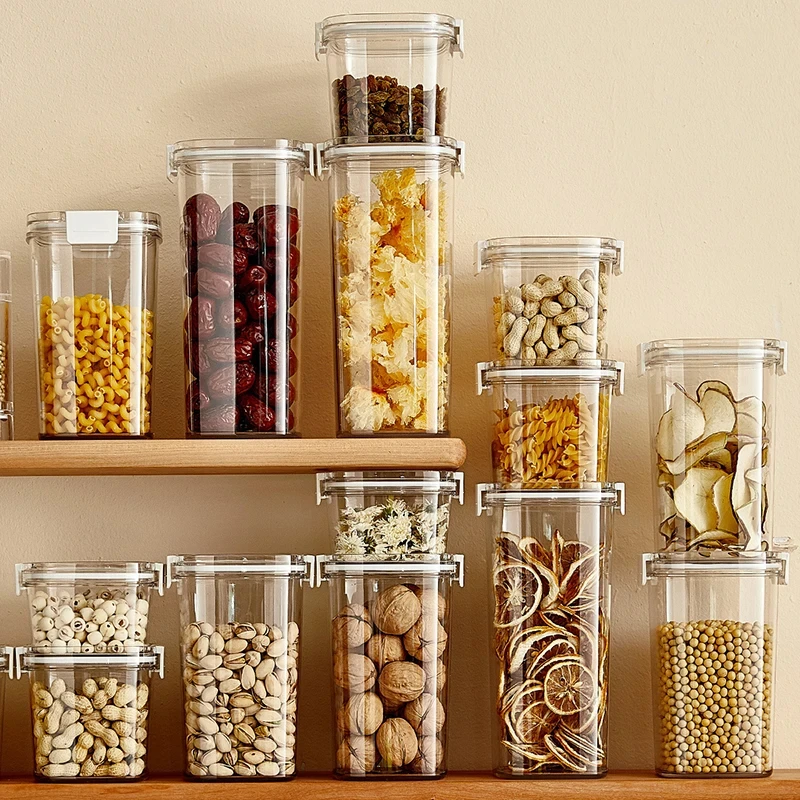 Vacuum Sealed Tank Coffee Beans Vacuum Jar Kitchen Cereals Storage Box Airtight Container Moisture-Proof Sealed Canister for Tea 3