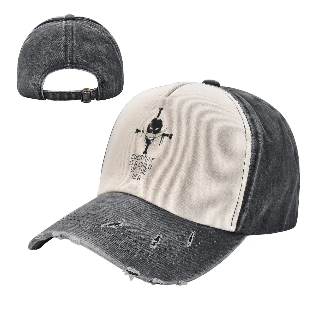 

Unisex Fashion Whitebeard Is The Strongest Man In The World Washed Baseball Caps