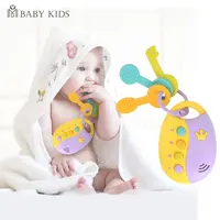 Musical Toy Colorful Flash Sounds Remote Car Voices Car Key Pretend Play Toys for Baby Musical Car Key Toy Kids Educational 1