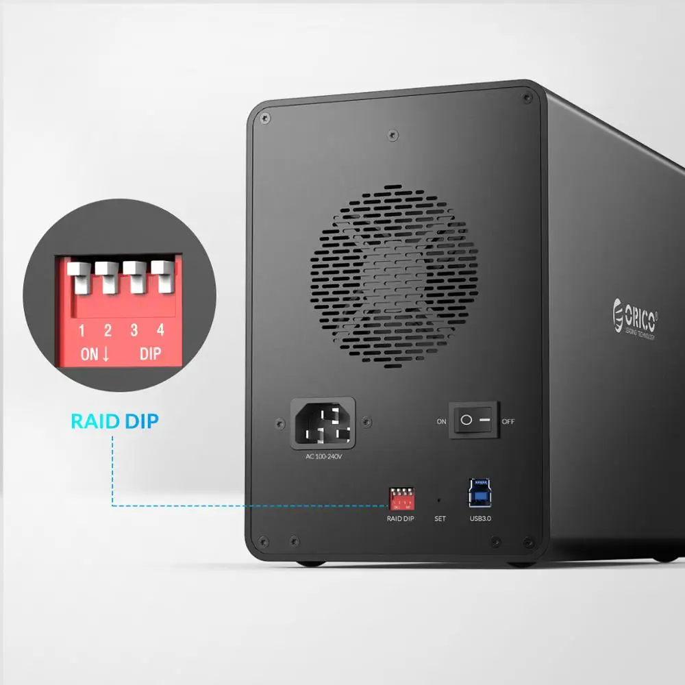 ORICO 35 ø  5  3.5 ġ HDD ŷ ̼, RAID HDD Ŭ , USB3.0  SATA, 150W   HDD ̽