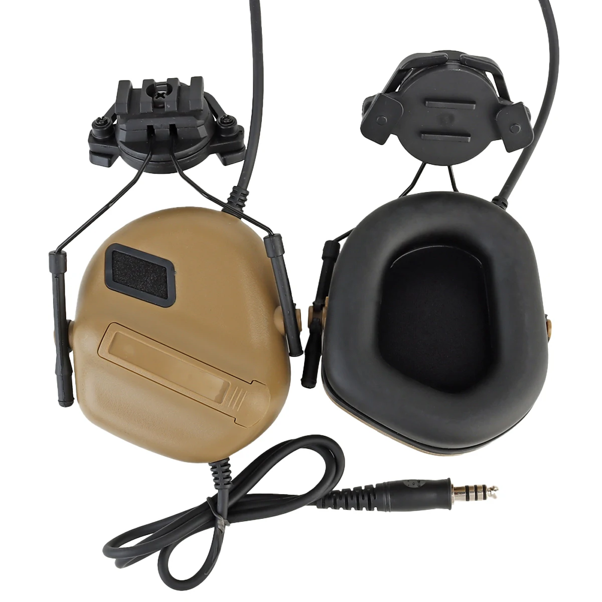 Tactical Hunting Shooting Headsets Outdoor Hunting Helmet High Quality Earmuff Airsoft Paintball Headset CS Wargame Headphone 6