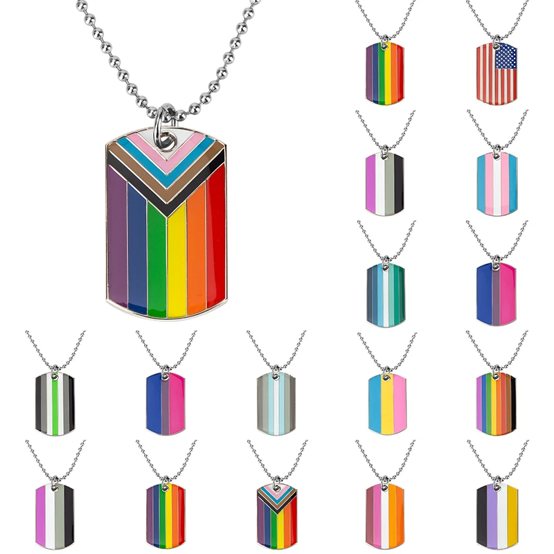 TransgenderRainbowPansexualprideGenderqueerprideAsexualPendant