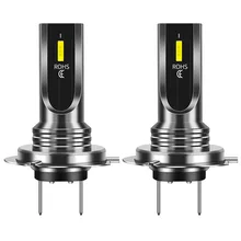 

2pcs H7 LED Headlight CSP Chip LED Lamps Bulbs 6000K Canbus Error Free Fog Light 12V-24V 120W Auto Lamp