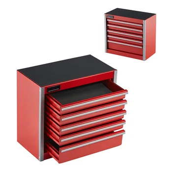 SucceBuy 5-Drawer Portable Metal Tool Chest 1