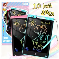 2 tablettes de dessin LCD de 10 pouces, tableaux d'écriture, blocs de gribouillage pour enfants, jouets pour filles et garçons de 3, 4, 5, 6, 7, 8 ans 1