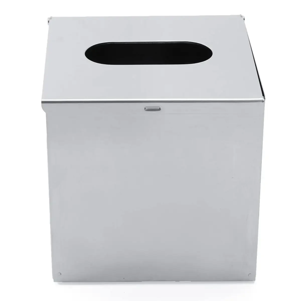 Paper holder elegant chrome car household cube square tissue box container stainless steel carton towel napkin holder 5