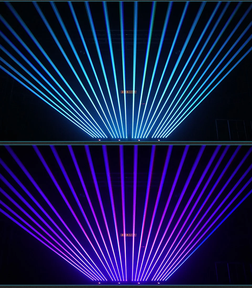 RGB DMX512 6 Eyes Moving Head Laser Light Stage Laser Effect Projector Full Colo