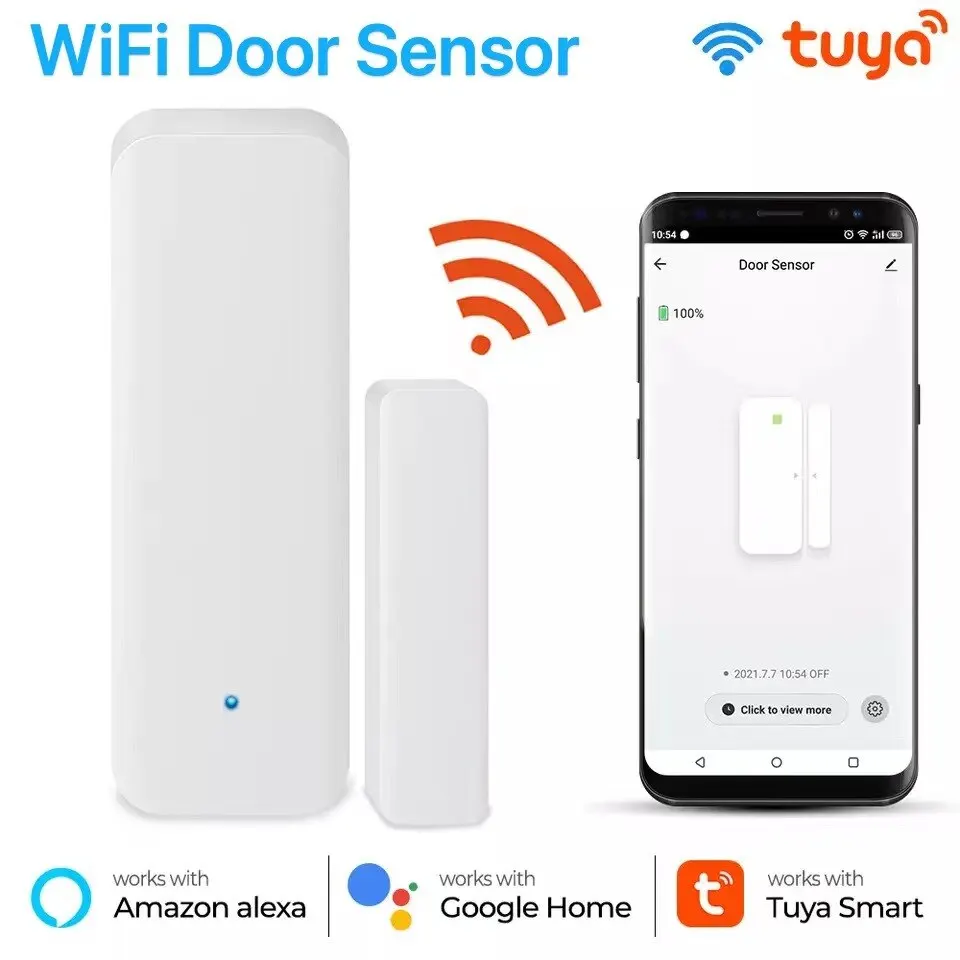 Tuya WiFi Window Door Sensor Door Open Closed Detector Home