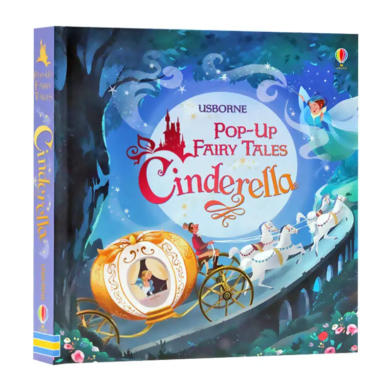 

MiluMilu Usborne Pop-up Cinderella Classic Fairy Tale Painting