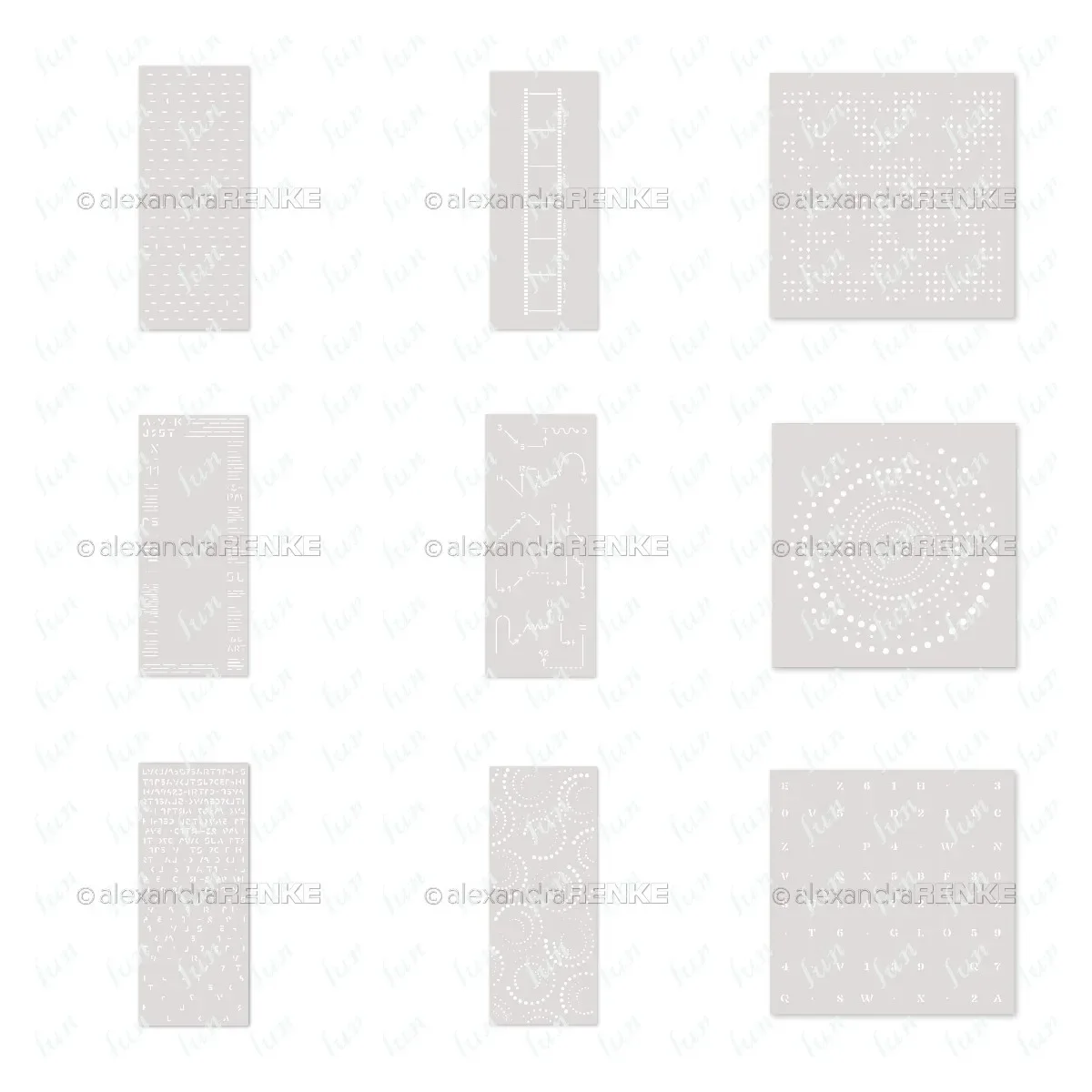 

Arrow Dots Swirl Square Long Abstract Pattern Vic Pattern Layering Drawing Stencils for Diy Paper Card Scrapbook Embossing Molds