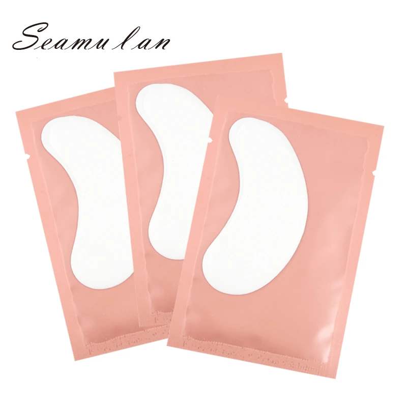 Eyelash Extension Patches 50 Pairs Makeup Gel Pad Under Eye Pads Stickers For Extension