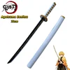 Demon Slayer Katana Original Assembled Anime Sword Cosplay Weapon Orange Rengoku Kyoujurou Agatsuma Zenitsu Swords 72cm 1