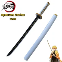 Demon Slayer Katana Original Assembled Anime Sword Cosplay Weapon Orange Rengoku Kyoujurou Agatsuma Zenitsu Swords 72cm 1