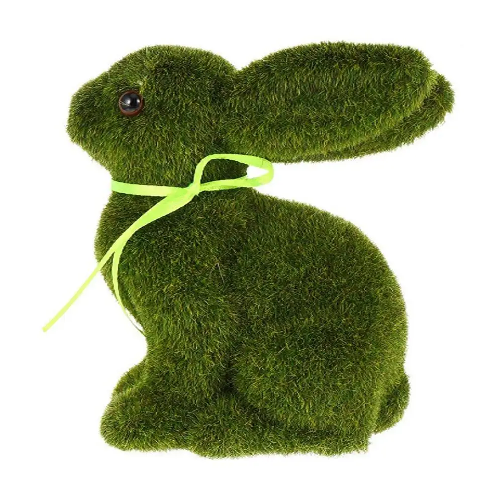 Moss Rabbit Easter Ornament 2