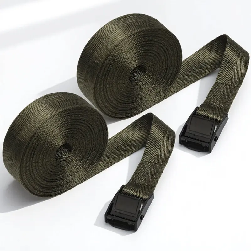 2Pcs 튼튼한 카메라 벨트 고급 다기능 번들링 스트랩 필드 카메라 보안 캠핑을 위한 휴대용 신뢰할 수 있는 고정 도구