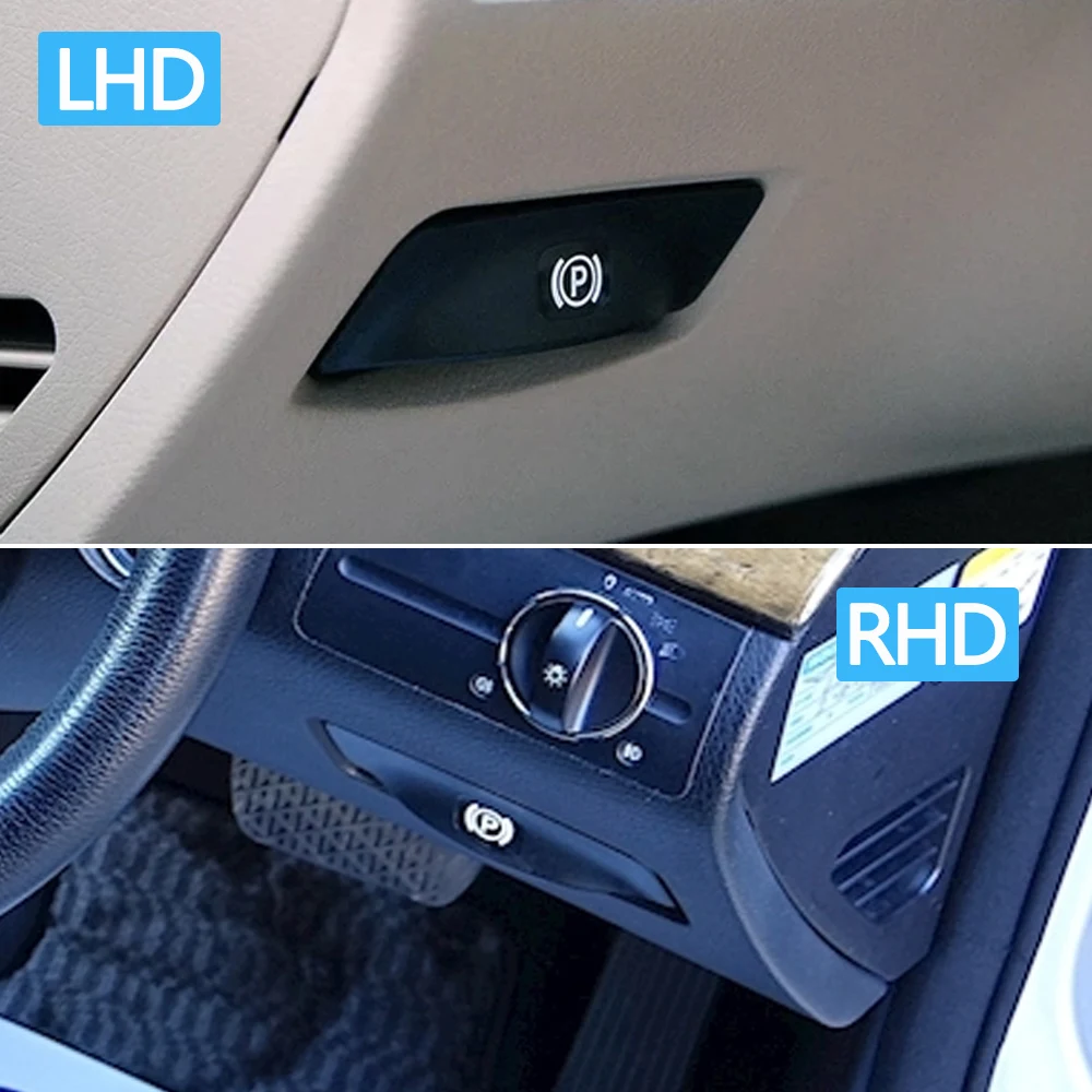 Maniglia di estrazione del rilascio del freno a mano di trazione per parcheggio auto per Mercedes Benz C E CLS classe GLK W204 W207 W212 X204 W218 OE # muslimah  34