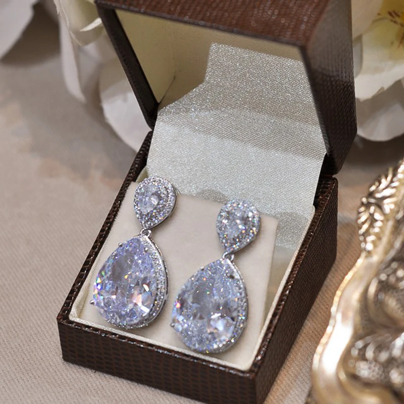 ピアス Ellipse Glass Triple Drop Earrings #5213 ピアス Numbering Ellipse Glass Triple Drop Earrings #5213