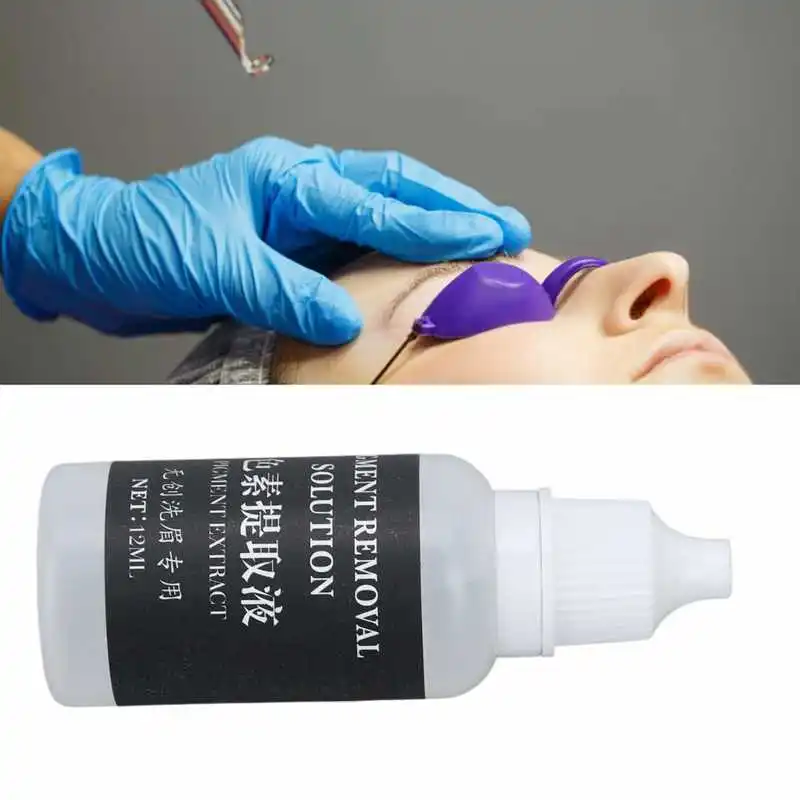 

10ml Tattoo Correction Liquid Spots Freckles Removal Permanent Eyebrow Makeup Ink Correction Fluid for Beauty Salon