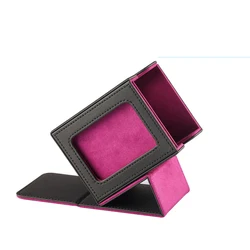 Deluxe Game Card Organizer with Display Window (Black purple)
