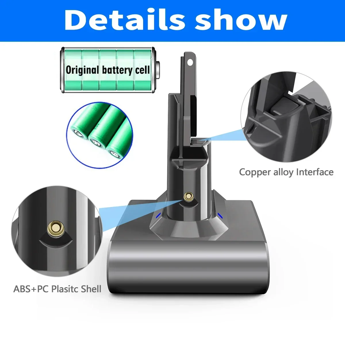 Battery replacement ダイソン 掃除 機 v7 バッテリー ダイソン掃除機