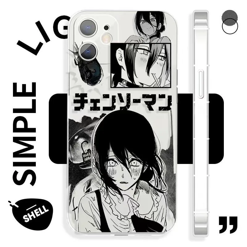 Anime-Inspired Makima Reze Soft Phone Case Cover