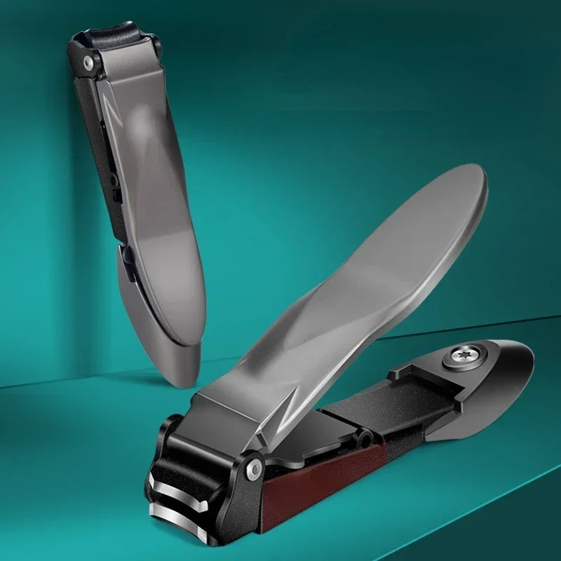 Nail Clippers 1-piece Nail Clippers Men Catcher -Sharp Heavy Duty Self-Collecting Nail Cutters Ergonomic Lever Keep Fingernails