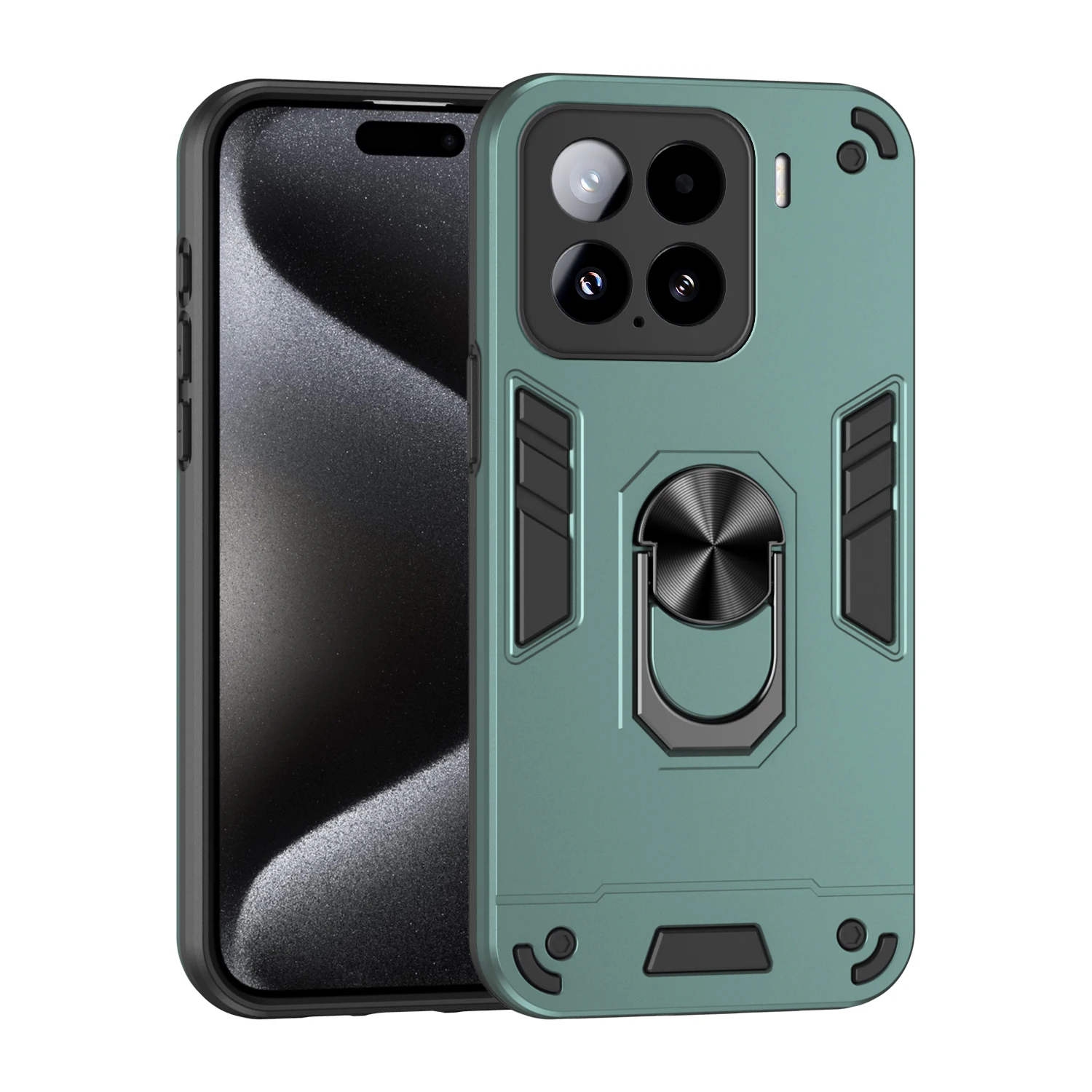 Militärisch bewährte Schutzhülle für Xiaomi 17T 15T Pro Mi 15 5G, stoßfeste Schutzhülle mit Ringständer, Fundas Coque – Detail 10