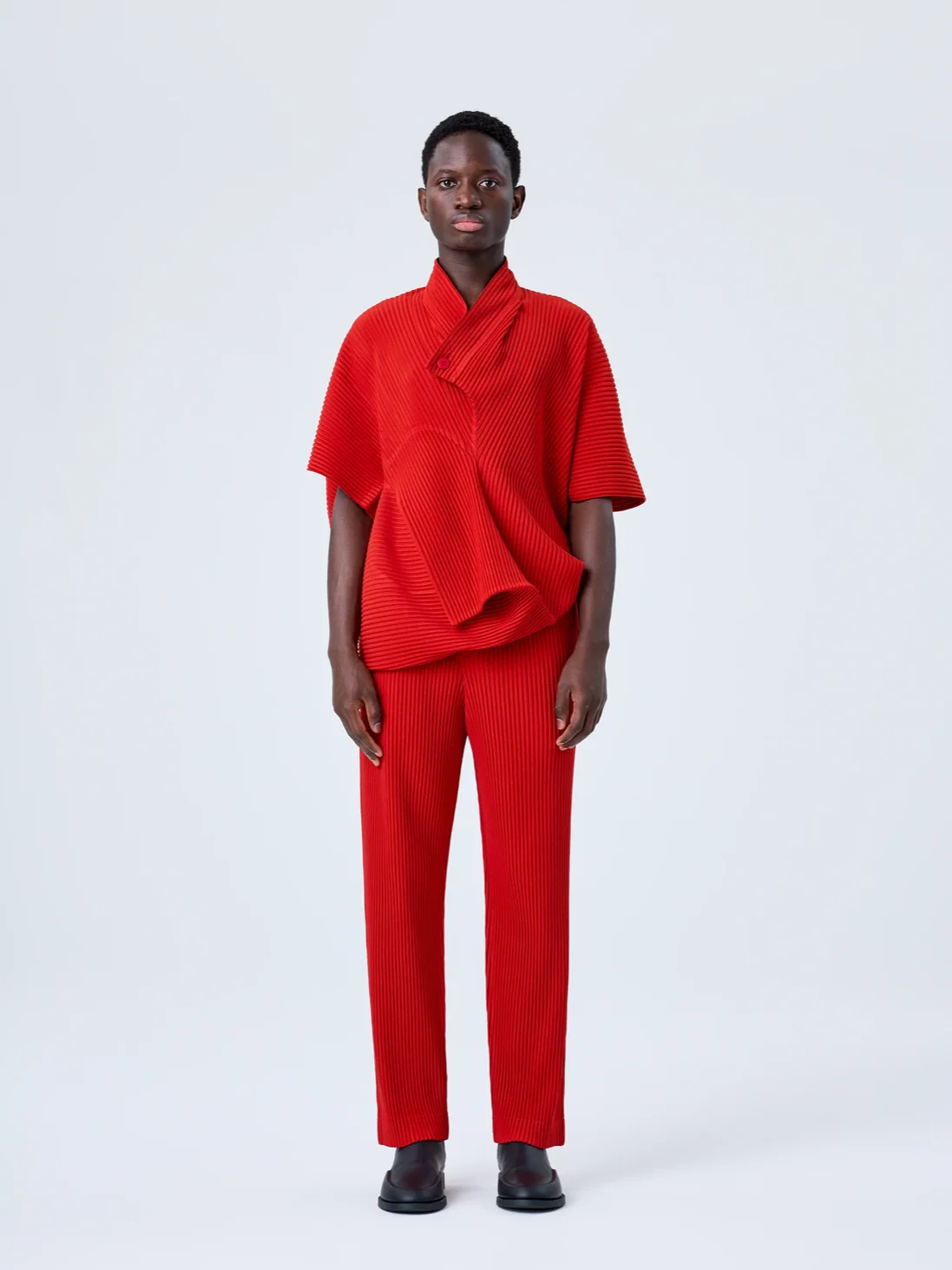 Miyake Fold 2025 New Men's Multi-shape Casual Jacket Fashion Deformation Sleeve Short Sleeve 4