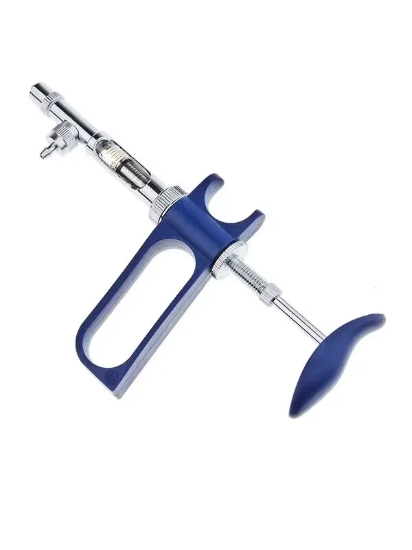 Veterinary Continuous Syringe 1ml Chicken Fish Poultry Vaccine Injection Syringe