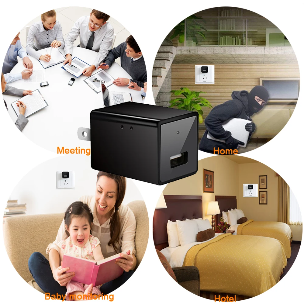1080P HD Mini Camera Espia WiFi Micro Camera IP Hotspot Remote Video Camcorder Security  Night Vision Motion Detect Monitor Cam