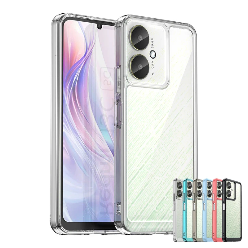 Per Xiaomi Redmi 13C Custodia Xiaomi Redmi 13C 12C 10C 9C Cover Antiurto Hard Pc Tpu Cover Posteriore Protettiva Per Telefono Xiaomi Redmi 13C