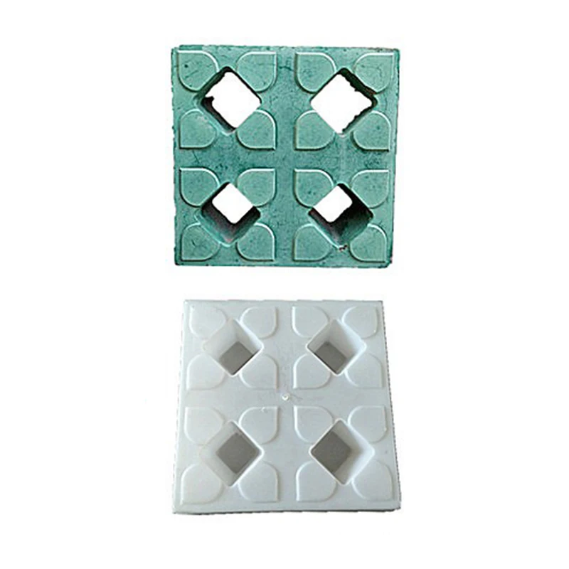 Four Hole Lawn Brick Parking Lot Grass Planting Brick Color Square Lawn Outdoor Color Plastic Mold