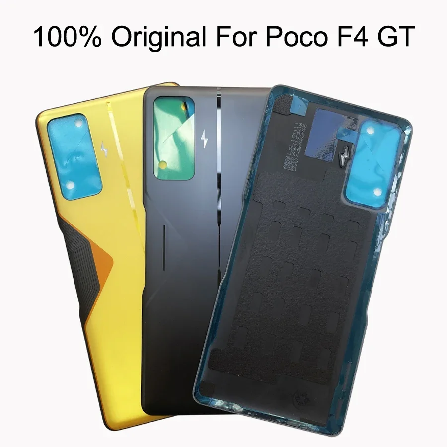 

6.67" For Xiaomi Poco F4 GT Battery Cover Back Glass Rear Door Housing Case POCO F4GT Battery Cover Back Panel With Adhesive