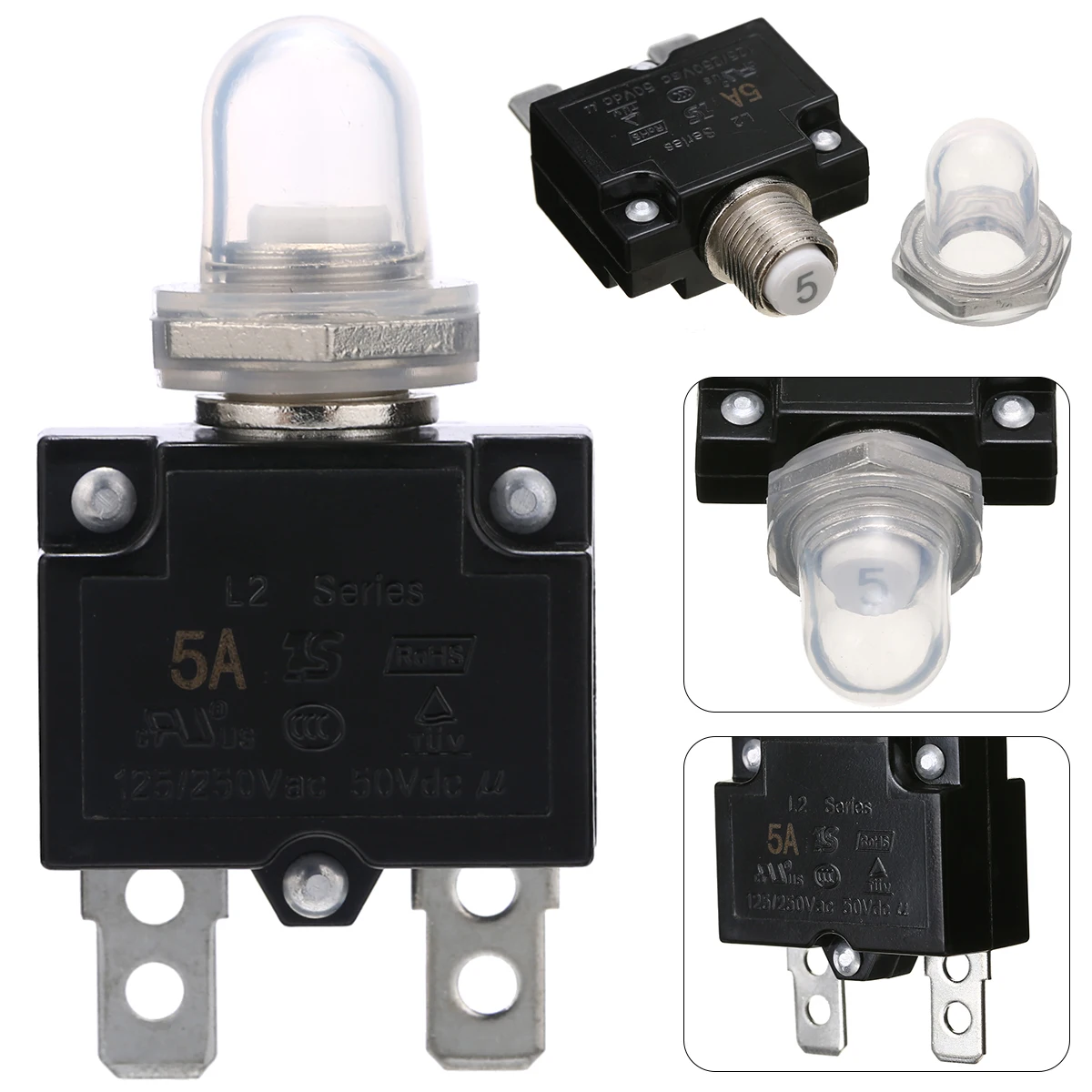 lowest prices around Black Panda 5A/10A/15A/20A/30A Circuit Breaker