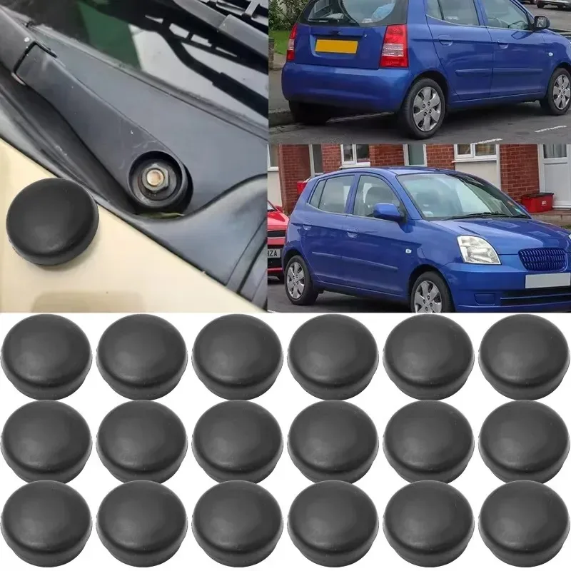 Front Wiper Arm Nut Cap Bolt Rocker Cover for VW Transporter T6 T4 T5 2000 2001 2002 2003 2004 - 2018 EuroVan Caravelle Vanagon