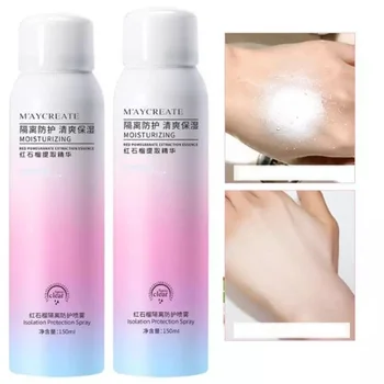 레드 석류 미백 에센스 자외선 차단 스프레이, 방수 바디, 목 보습, 보습, 스킨 케어용, 자외선 차단