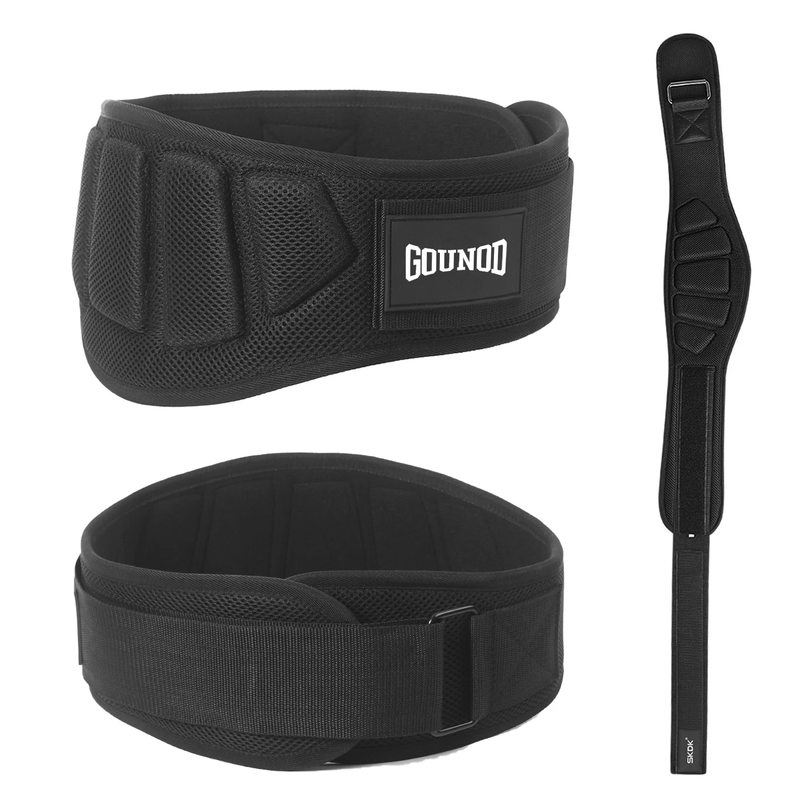 1PC GOUNOD 역도 벨트 뒤로 지원 벨트 남자 허리 보호 피트니스 훈련 정형 외과 보호 척추 뒤로 지원