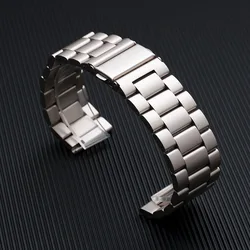 Premium Stainless Steel Watch Strap Bracelet - Elegant and Durable Design for 38MM 40MM 41MM (Starlight)