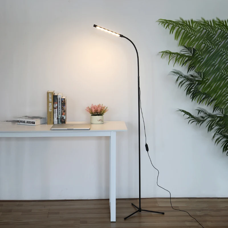 

Modern Minimalist Led Floor Lamp Study Reading Light Bedroom Standing Table Light Indoor Lighting Piano Eye Protection Light