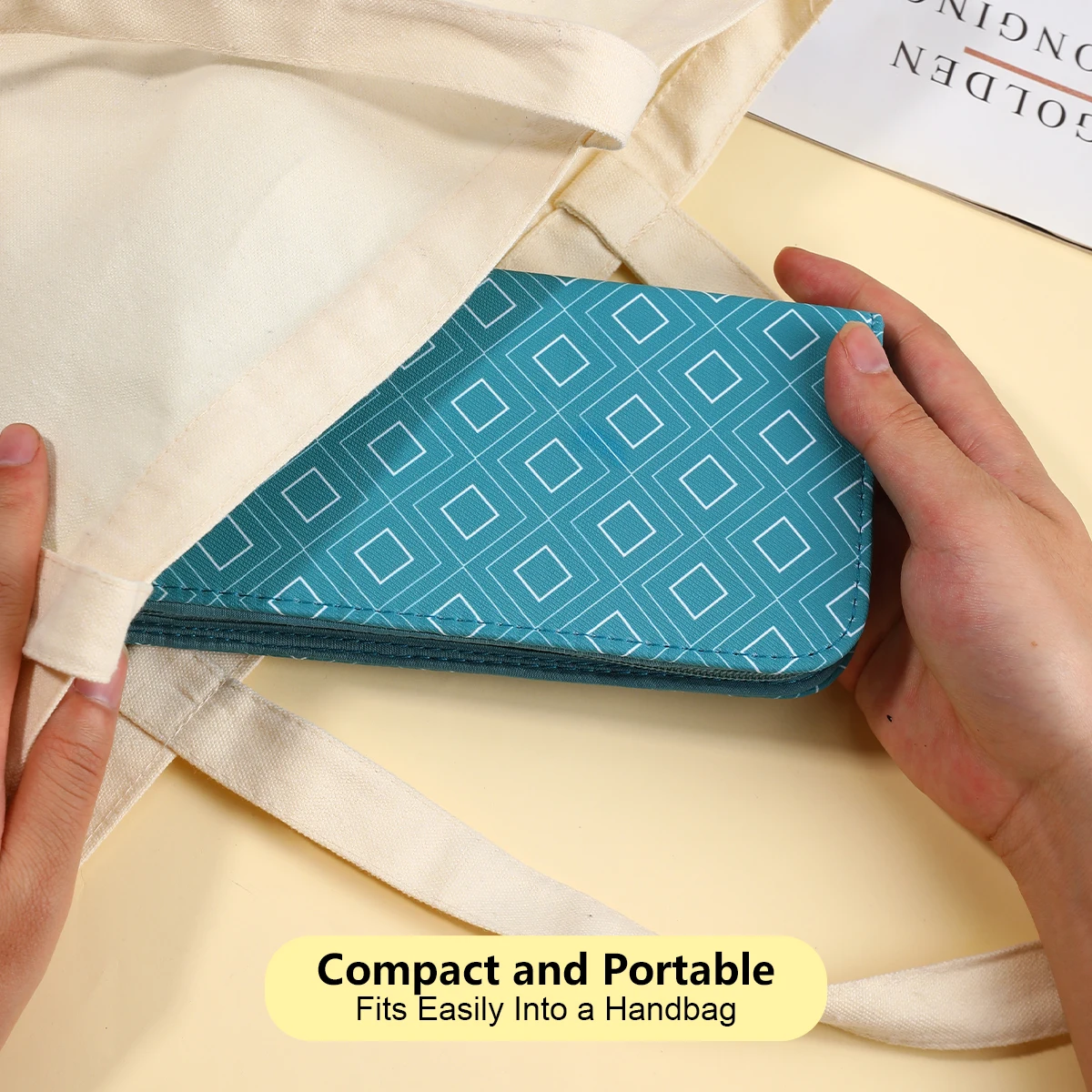 Empty Knitting Needles Storage Bag Portable Kit Organizer Storage Bags Waterproof Sewing Tools Accessories Bag Women Gift