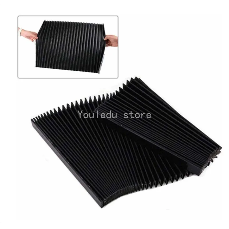 

High Quality1pc Protective Flat Accordion Bellows Dust Cover 150cm CNC Milling Engraver Machine Accessories