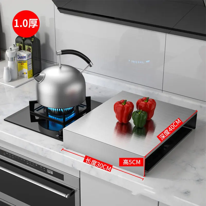 Support En Acier Inoxydable Pour Plaque Induction Noir