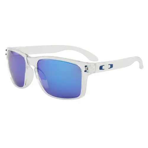 Men's Vintage-Inspired Fashion Glasses with Large Curved Frames - Perfect for Parties - Image 5
